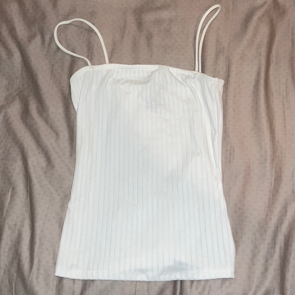 The 21 White Cami Tank Size XS